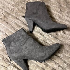 Grey Ankle Boots